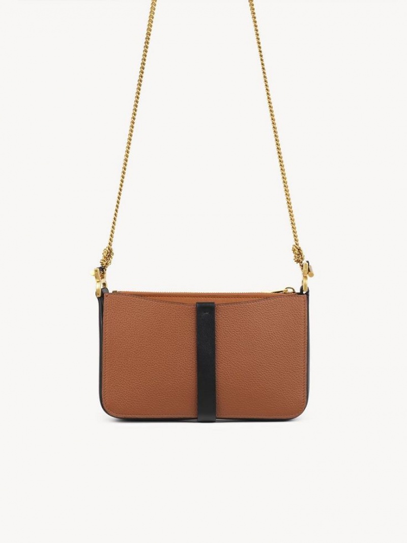 Bolsas Mini Chloe Marcie Pouch On Chain Marrom | CHE-SR13703