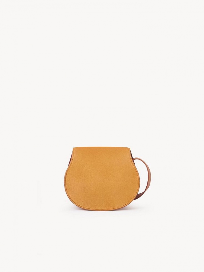 Bolsas Mini Chloe Marcie Small Saddle Laranja | CHE-SR13668