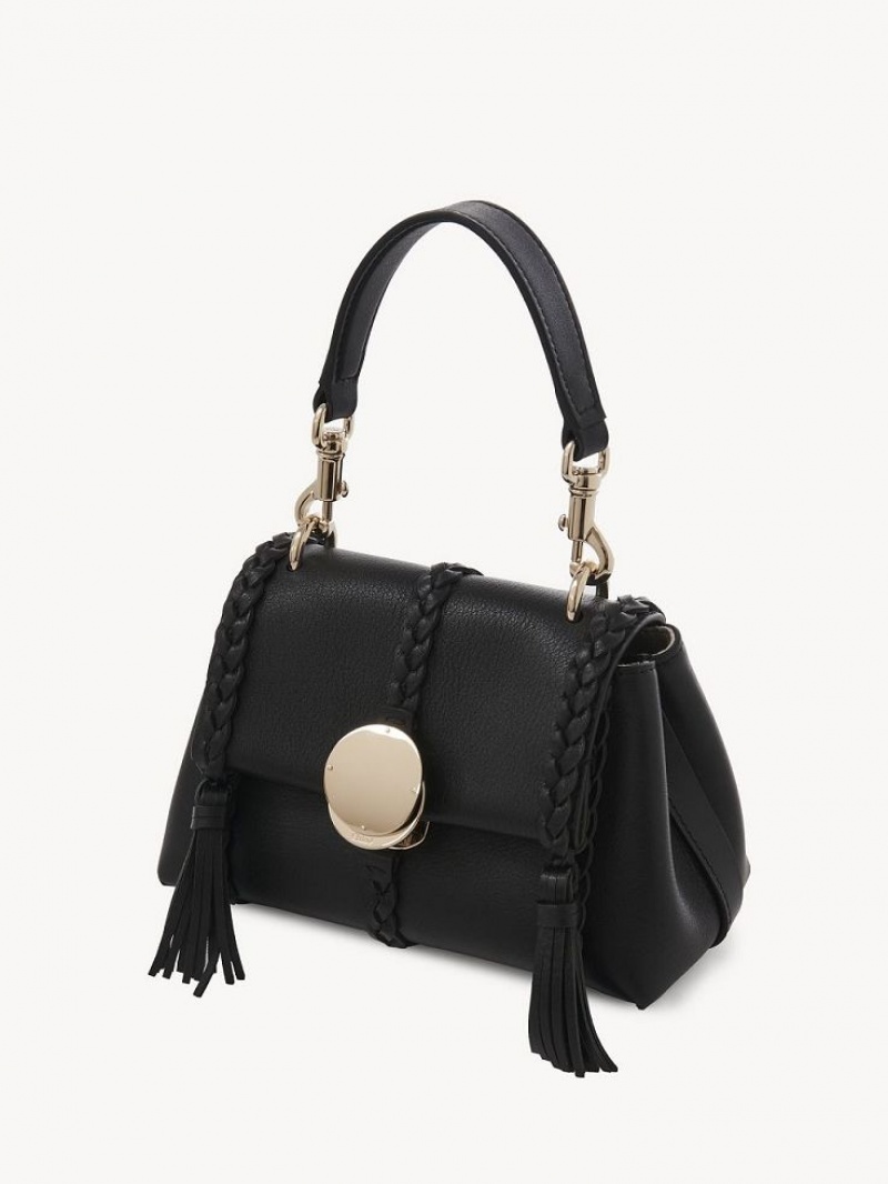 Bolsas Mini Chloe Penelope Soft Shoulder Pretas | CHE-SR13706