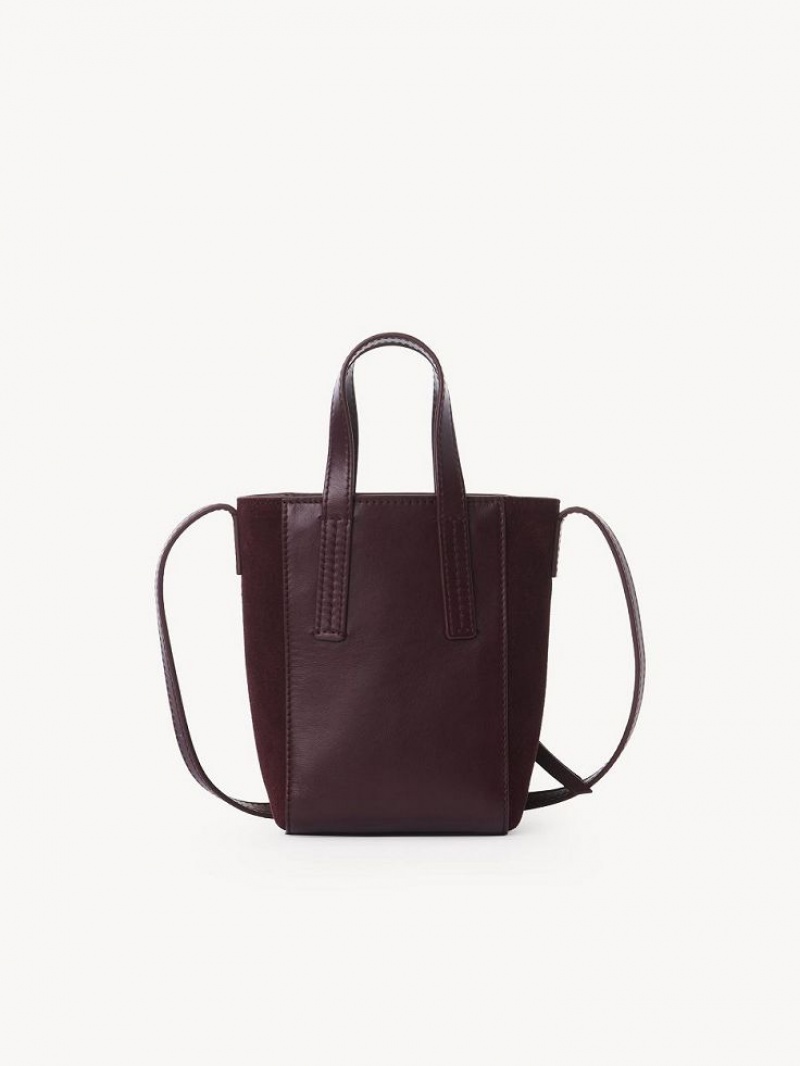 Bolsas Mini Chloe Tilda Tote Bordeaux | CHE-SR14750