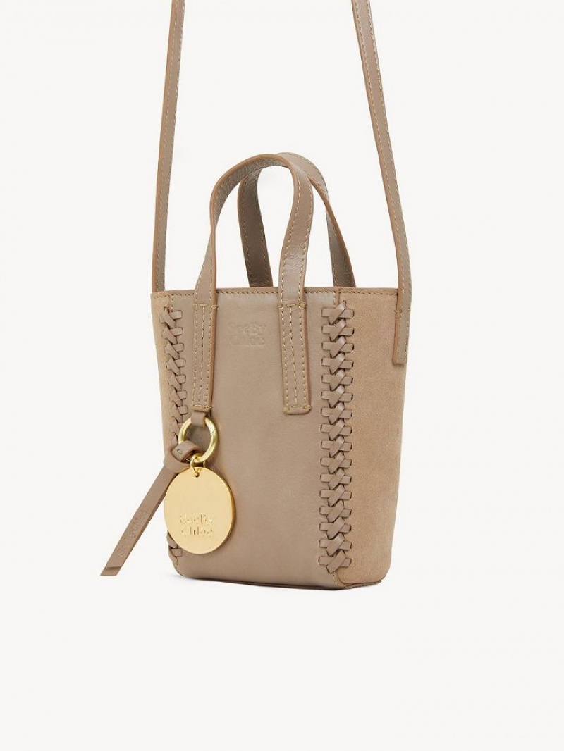 Bolsas Mini Chloe Tilda Tote Cinzentas | CHE-SR14751