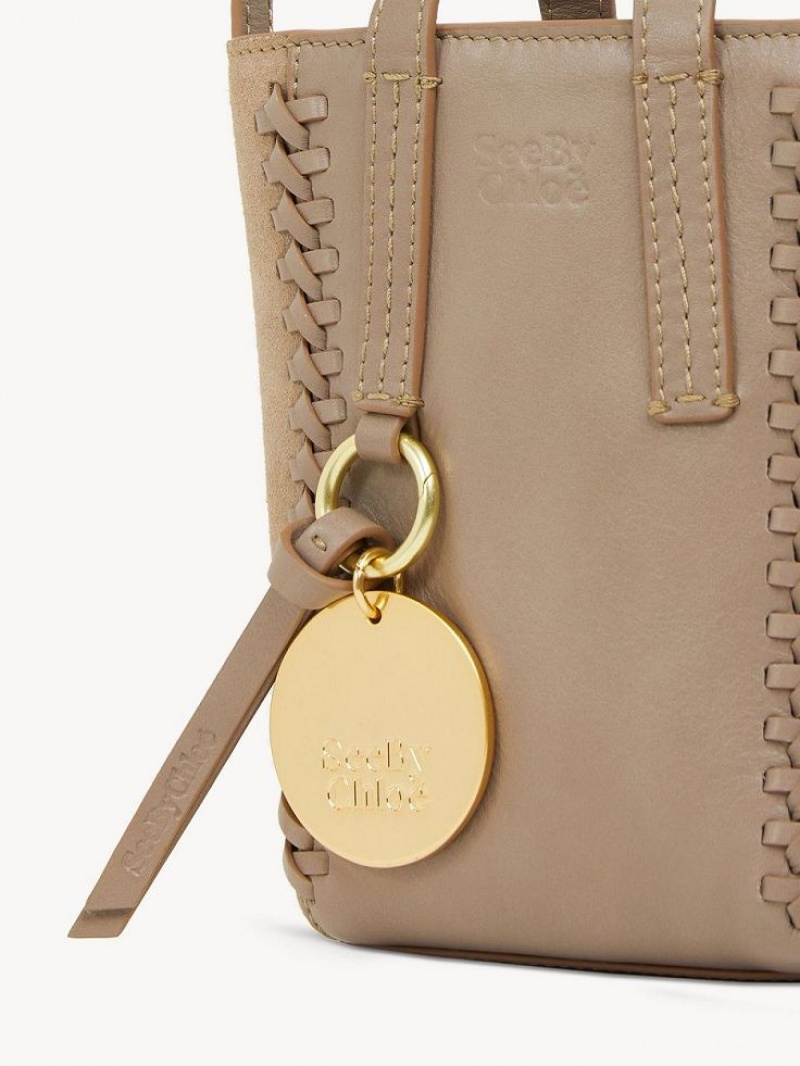 Bolsas Mini Chloe Tilda Tote Cinzentas | CHE-SR14751