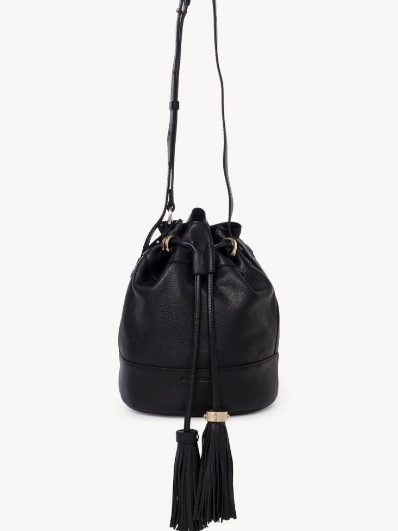 Bolsas Mini Chloe Vicki Bucket Pretas | CHE-SR14736