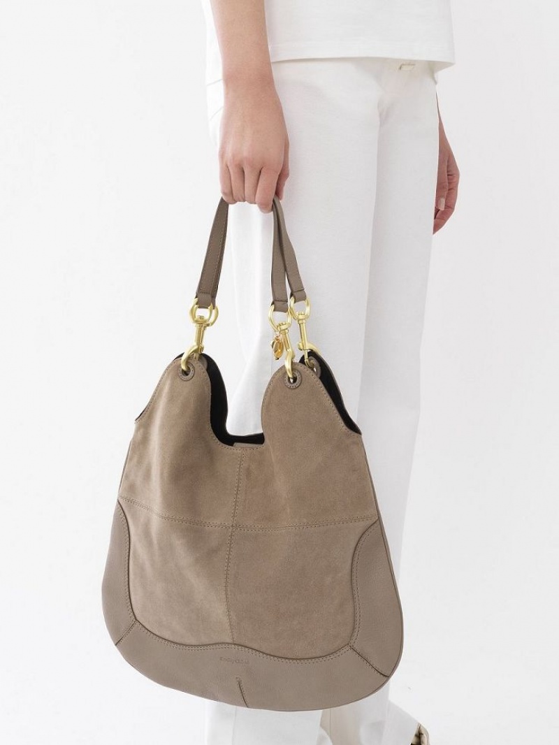 Bolsas Tote Chloe Hana Cinzentas | CHE-SR14712