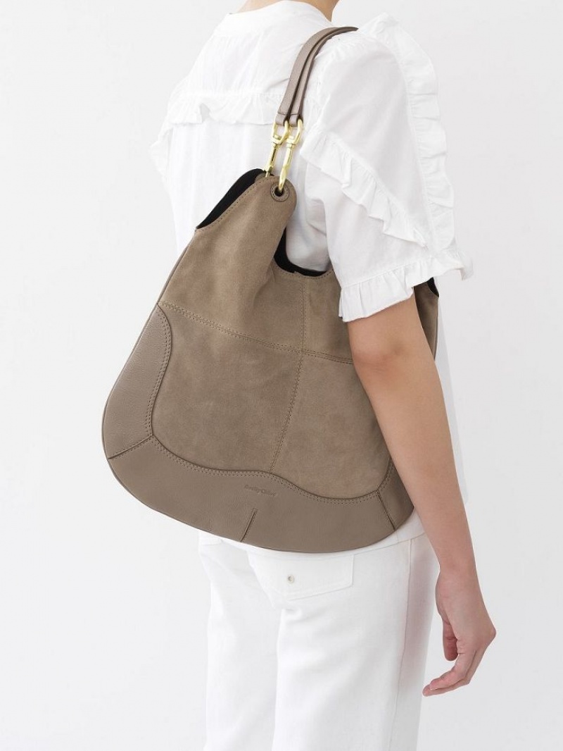 Bolsas Tote Chloe Hana Cinzentas | CHE-SR14712