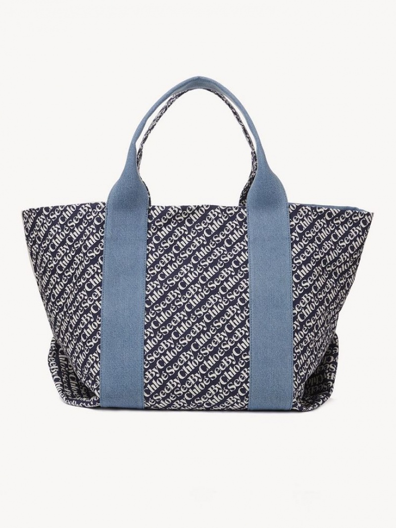 Bolsas Tote Chloe Laetizia Azul Marinho Azul Marinho | CHE-SR14705