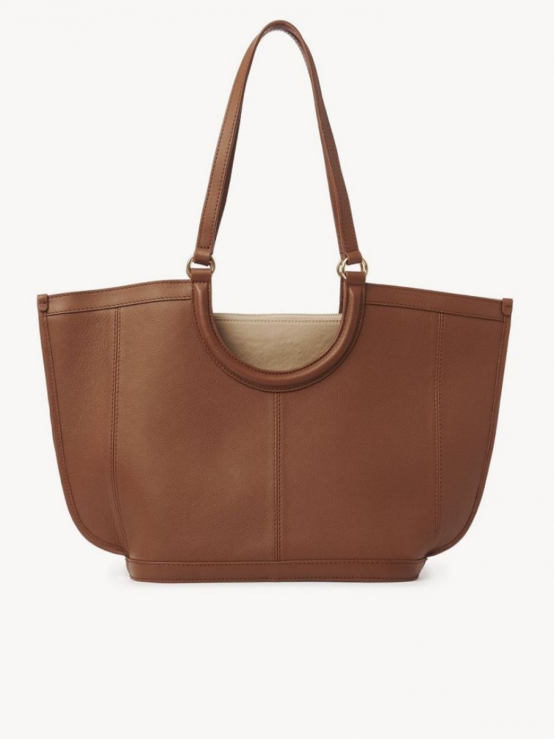 Bolsas Tote Chloe Mara Marrom | CHE-SR14704