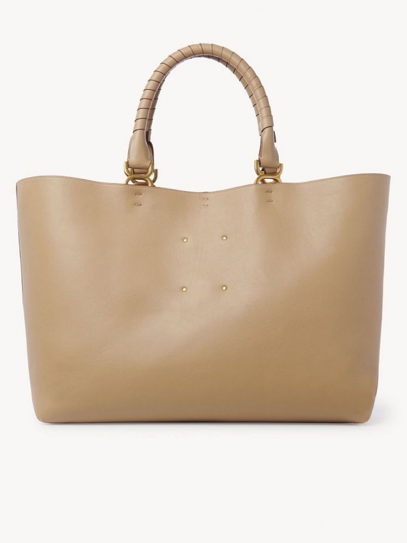 Bolsas Tote Chloe Marcie Marrom | CHE-SR13301