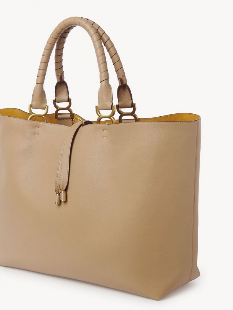 Bolsas Tote Chloe Marcie Marrom | CHE-SR13301