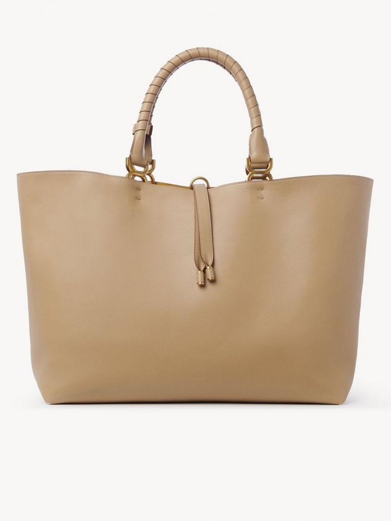 Bolsas Tote Chloe Marcie Marrom | CHE-SR13301