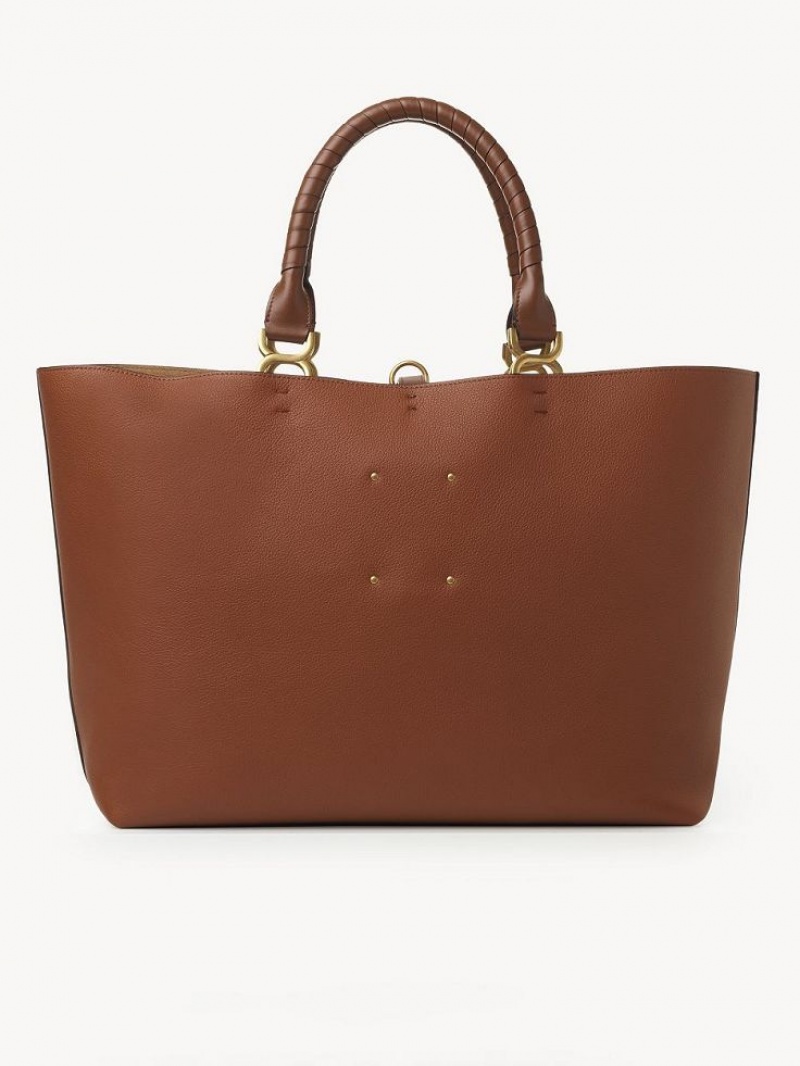 Bolsas Tote Chloe Marcie Marrom | CHE-SR13342