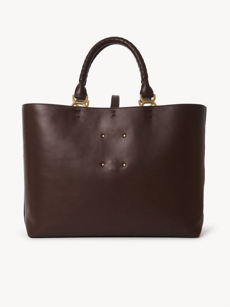 Bolsas Tote Chloe Marcie Marrom | CHE-SR13344