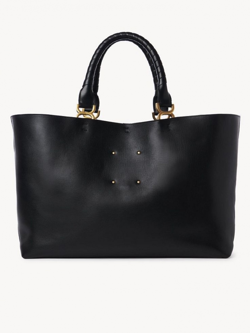 Bolsas Tote Chloe Marcie Pretas | CHE-SR13341