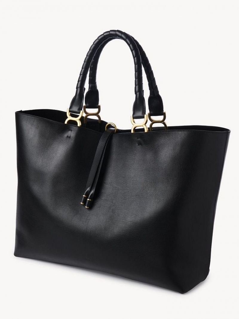 Bolsas Tote Chloe Marcie Pretas | CHE-SR13341