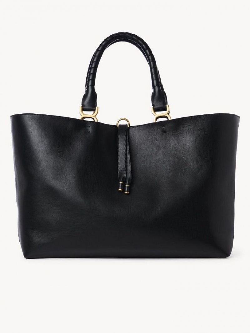 Bolsas Tote Chloe Marcie Pretas | CHE-SR13341