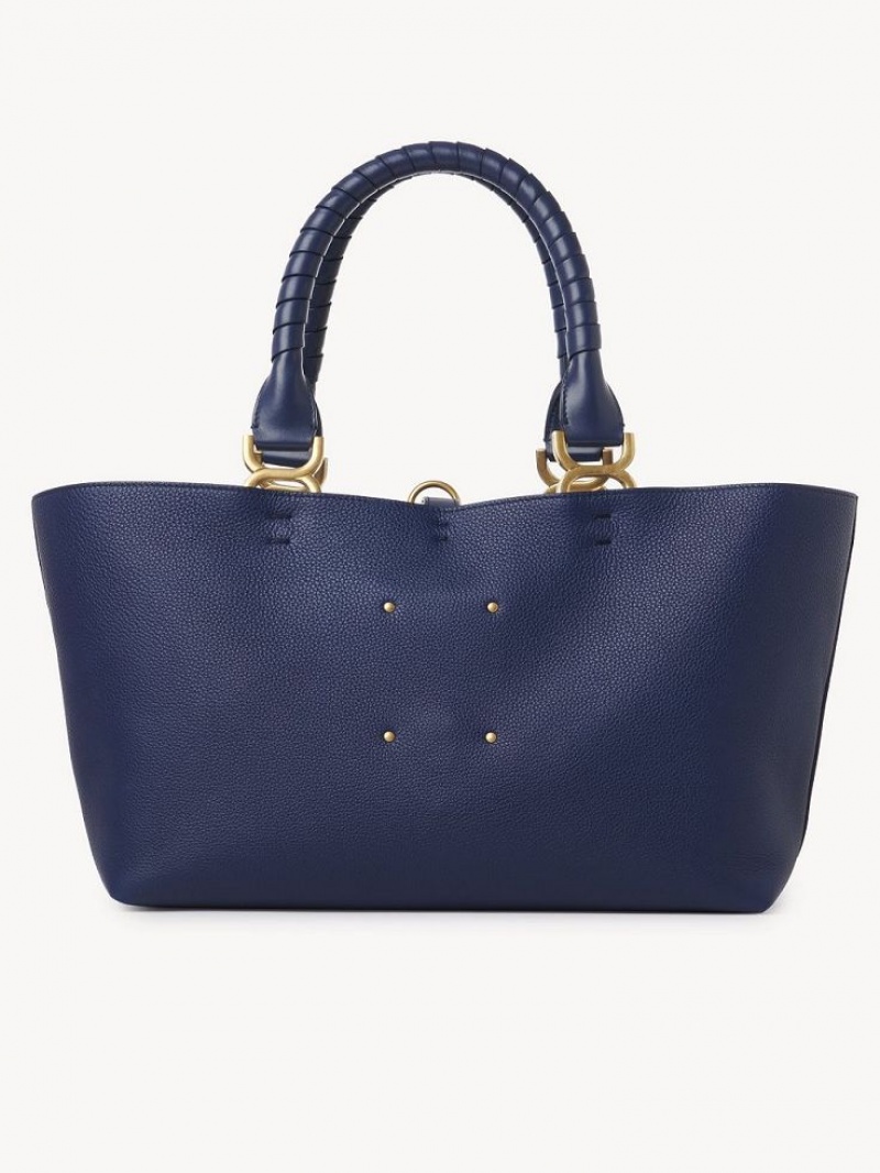 Bolsas Tote Chloe Marcie Small Azuis | CHE-SR13334