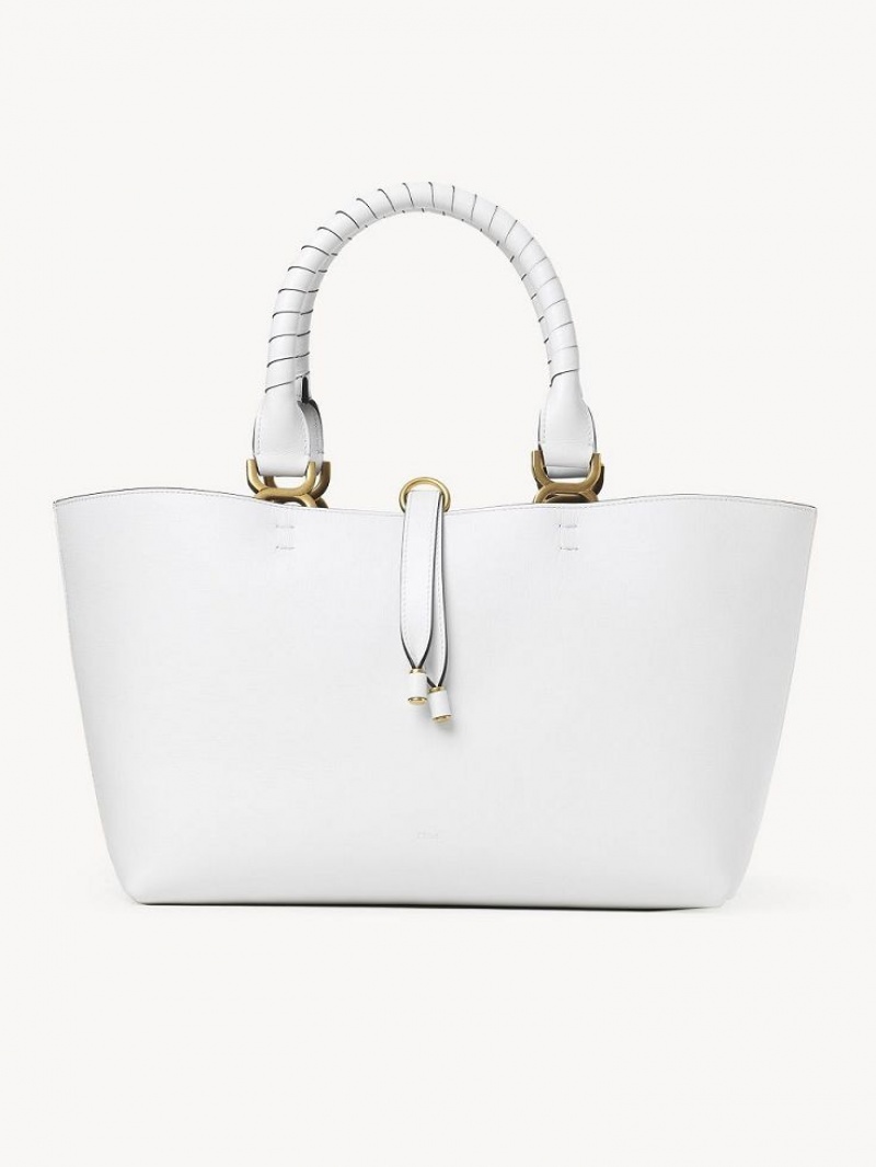 Bolsas Tote Chloe Marcie Small Branco | CHE-SR13302