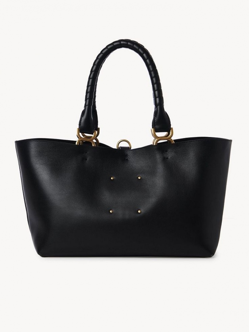 Bolsas Tote Chloe Marcie Small Pretas | CHE-SR13389