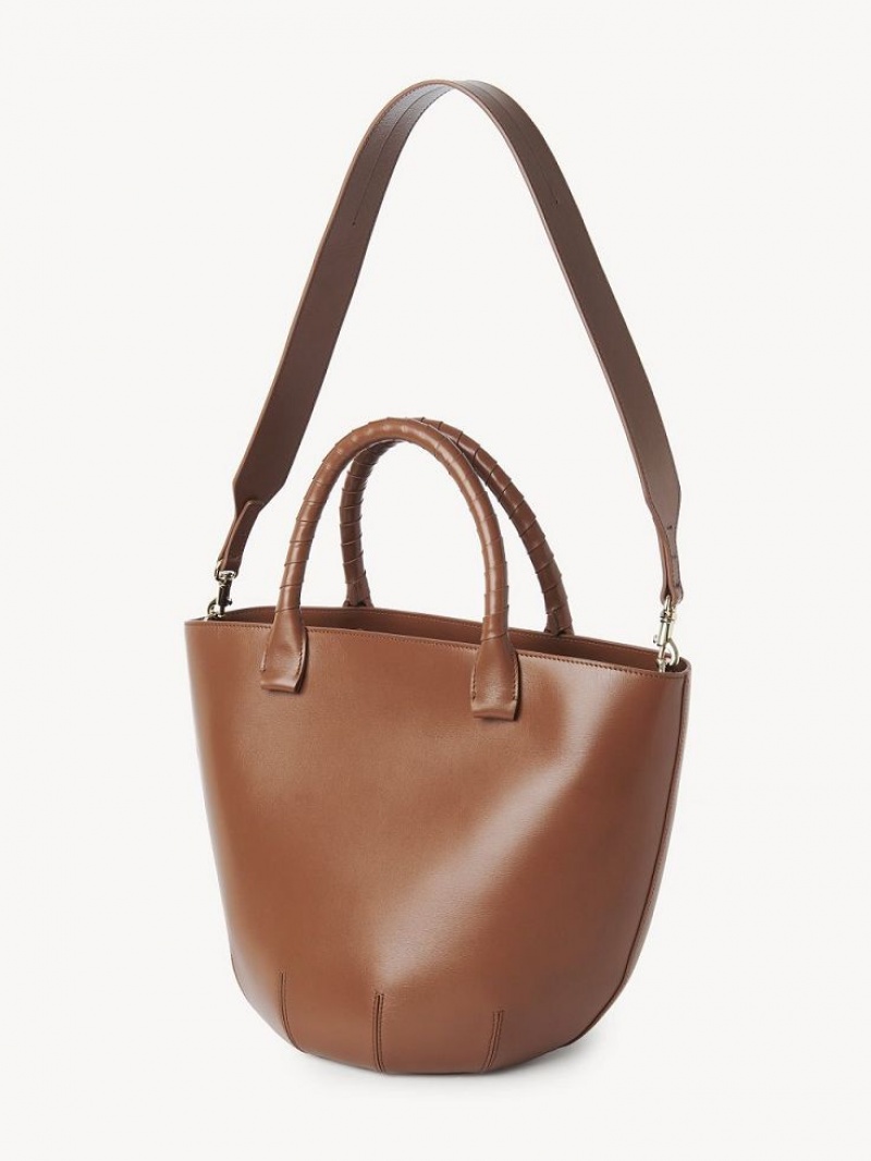 Bolsas Tote Chloe Sabia Hamper Marrom | CHE-SR13370