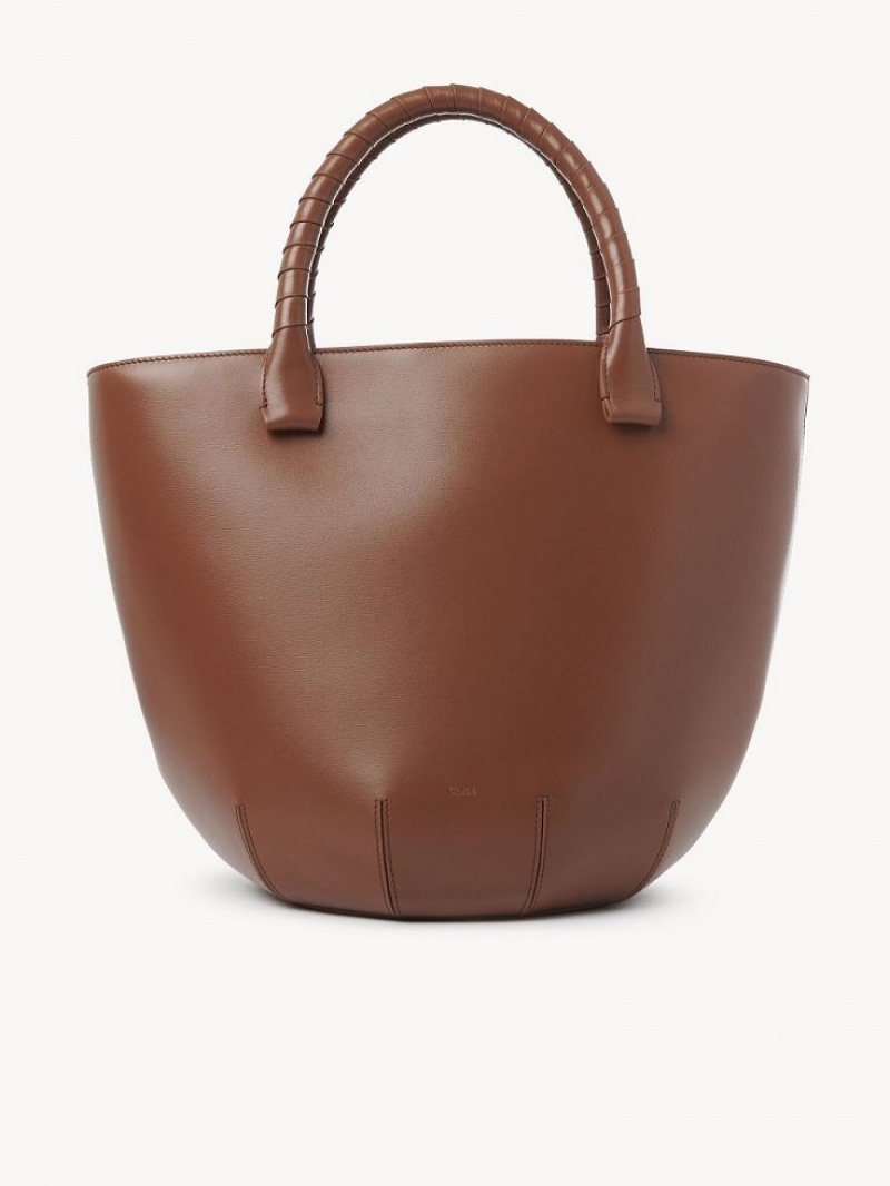 Bolsas Tote Chloe Sabia Hamper Marrom | CHE-SR13370