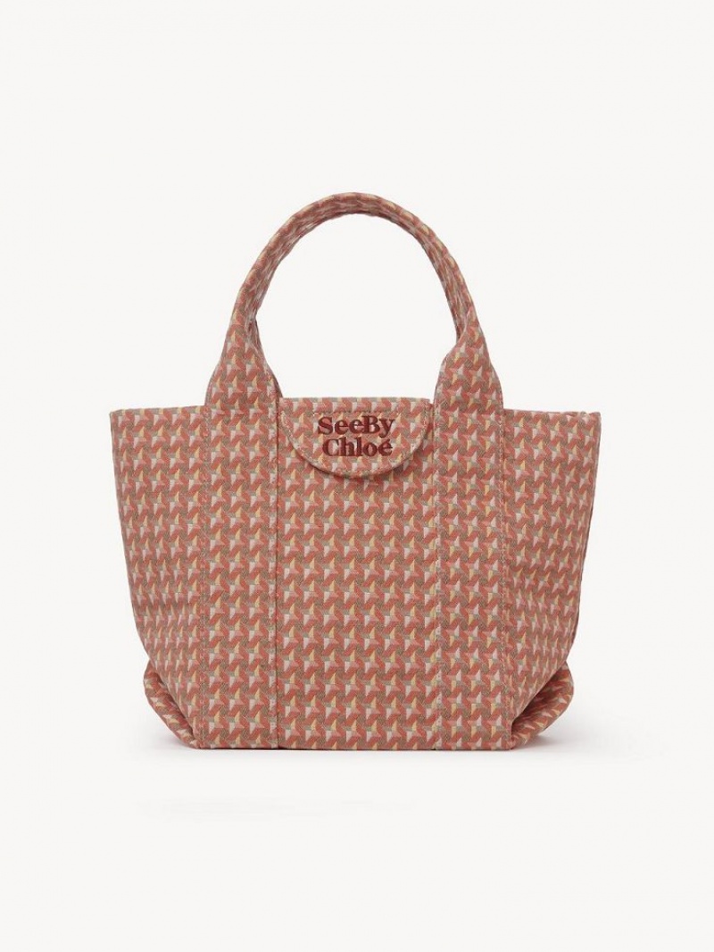 Bolsas Tote Chloe Small Laetizia Laranja | CHE-SR14702