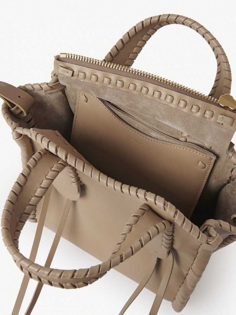 Bolsas Tote Chloe Small Mony Marrom | CHE-SR13400