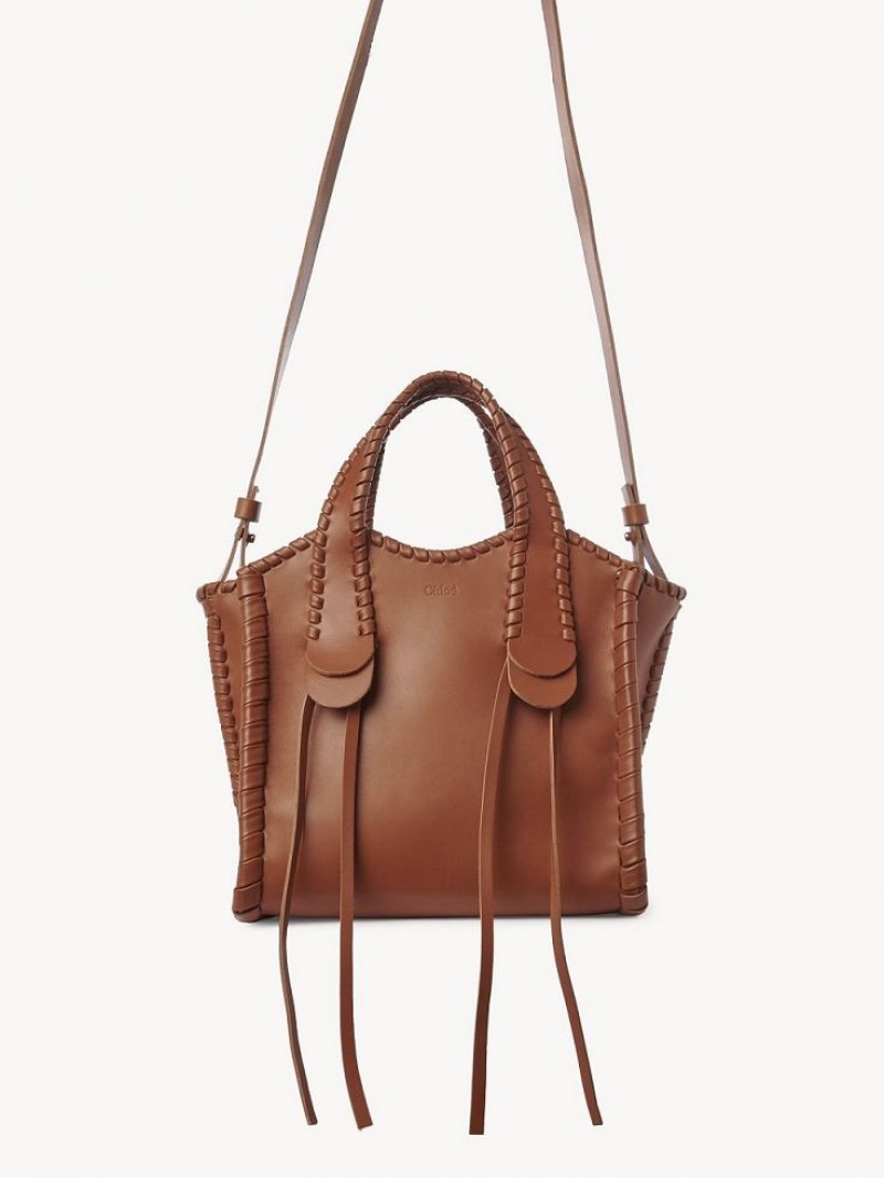 Bolsas Tote Chloe Small Mony Marrom | CHE-SR13310