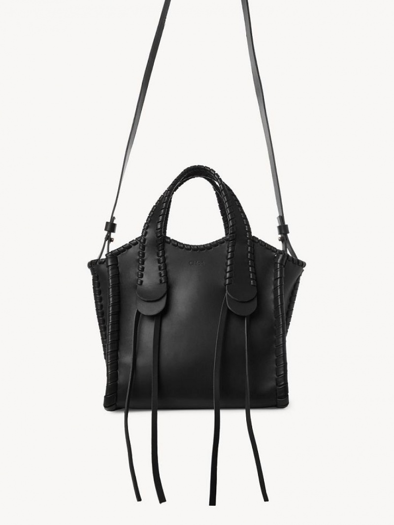 Bolsas Tote Chloe Small Mony Pretas | CHE-SR13377