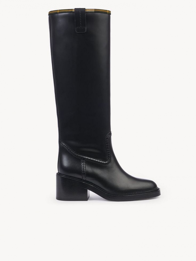 Botas Chloe Barbour For Tall Pretas | CHE-SR14205