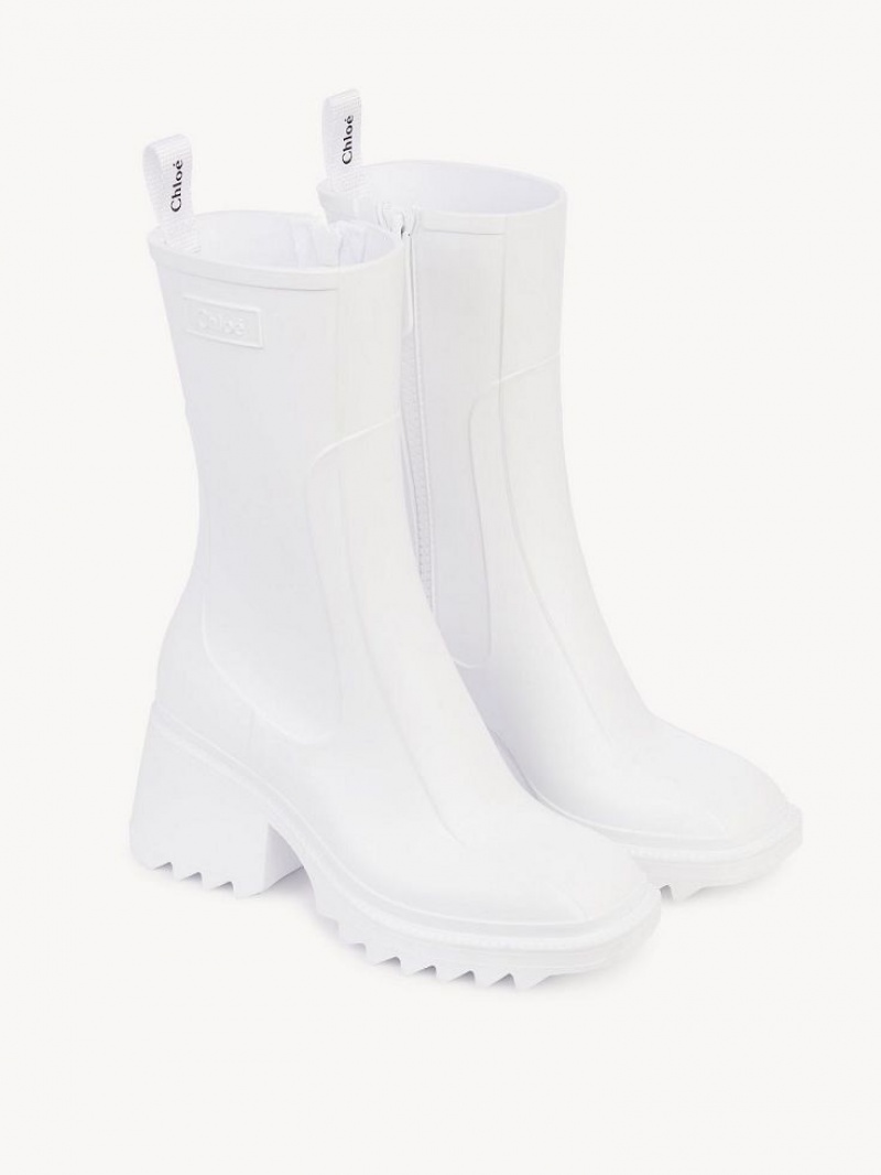 Botas Chloe Betty Rain Branco | CHE-SR14215