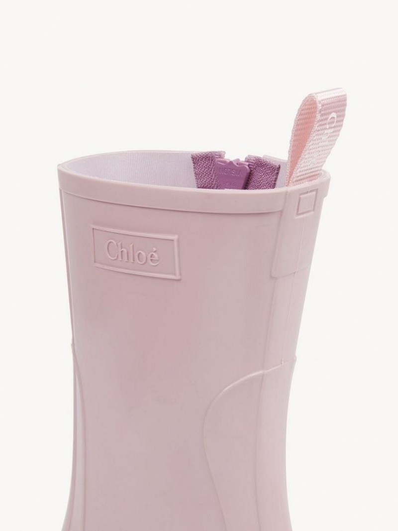 Botas Chloe Betty Rain Roxo | CHE-SR14196