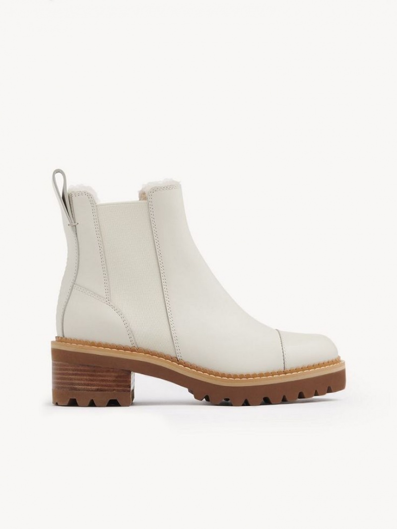 Botas Chloe Mallory Chelsea Branco | CHE-SR14886