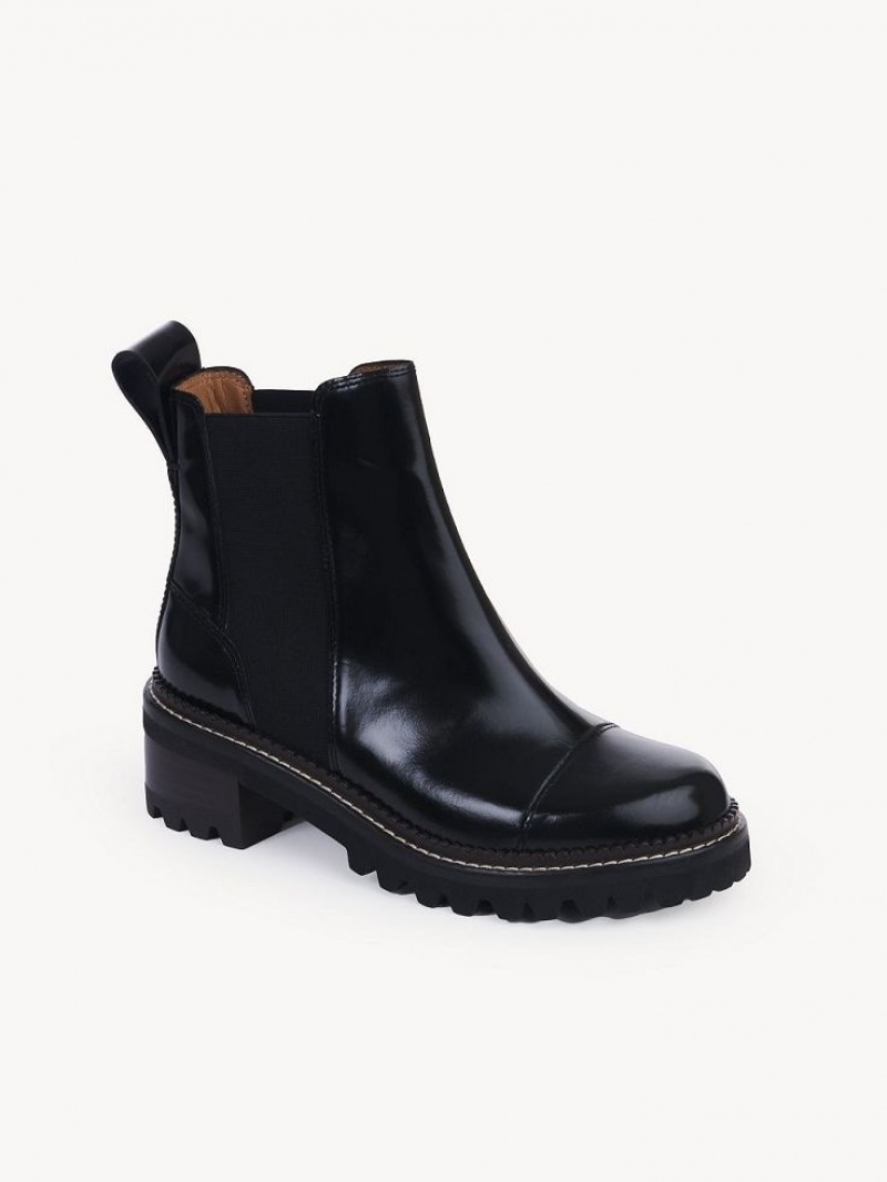 Botas Chloe Mallory Chelsea Pretas | CHE-SR14881