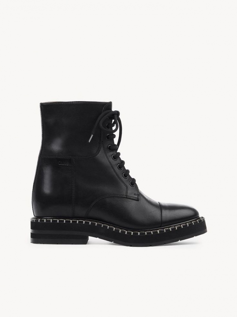 Botas Chloe Noua Combat Pretas | CHE-SR14242