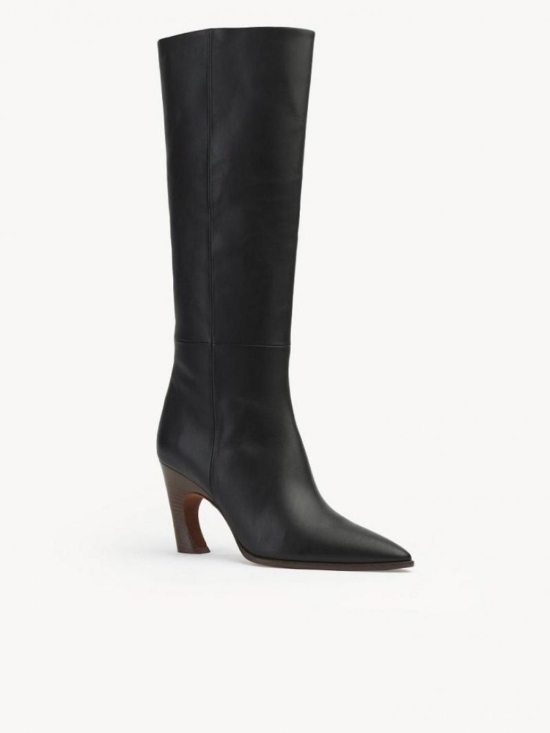 Botas Chloe Oli Tall Pretas | CHE-SR14203