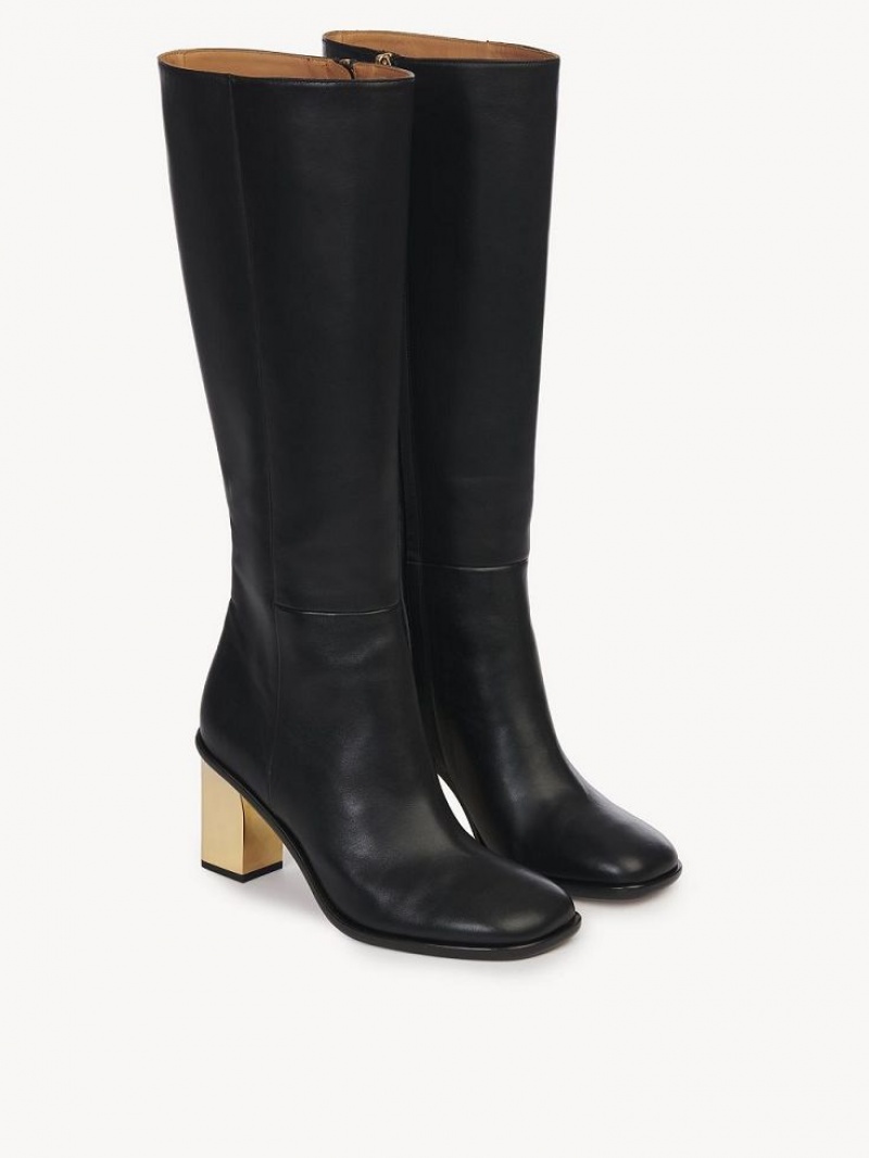 Botas Chloe Rebecca High Pretas | CHE-SR14233