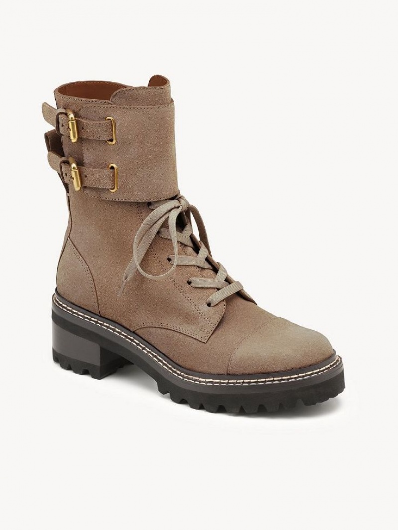 Botins Chloe Mallory Caqui | CHE-SR14864