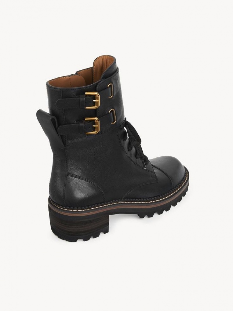 Botins Chloe Mallory Pretas | CHE-SR14888