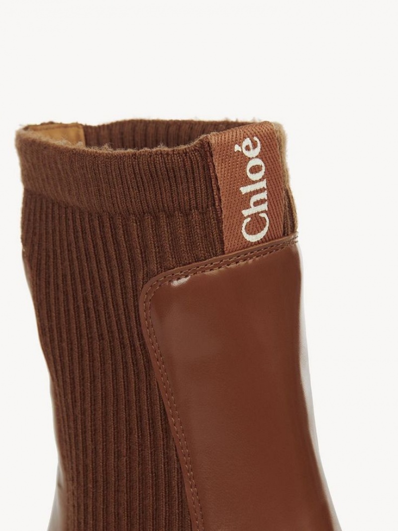 Botins Chloe Noua Marrom | CHE-SR14237