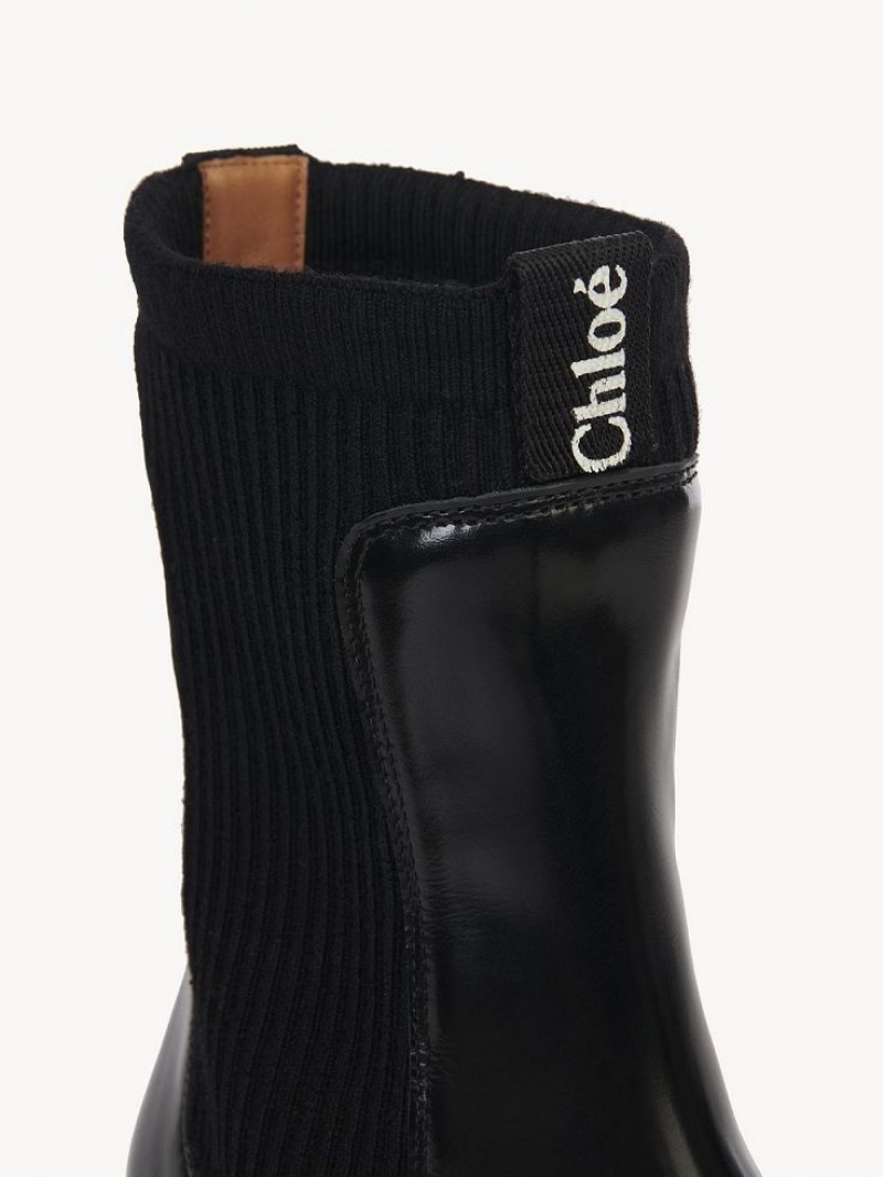 Botins Chloe Noua Pretas | CHE-SR14236