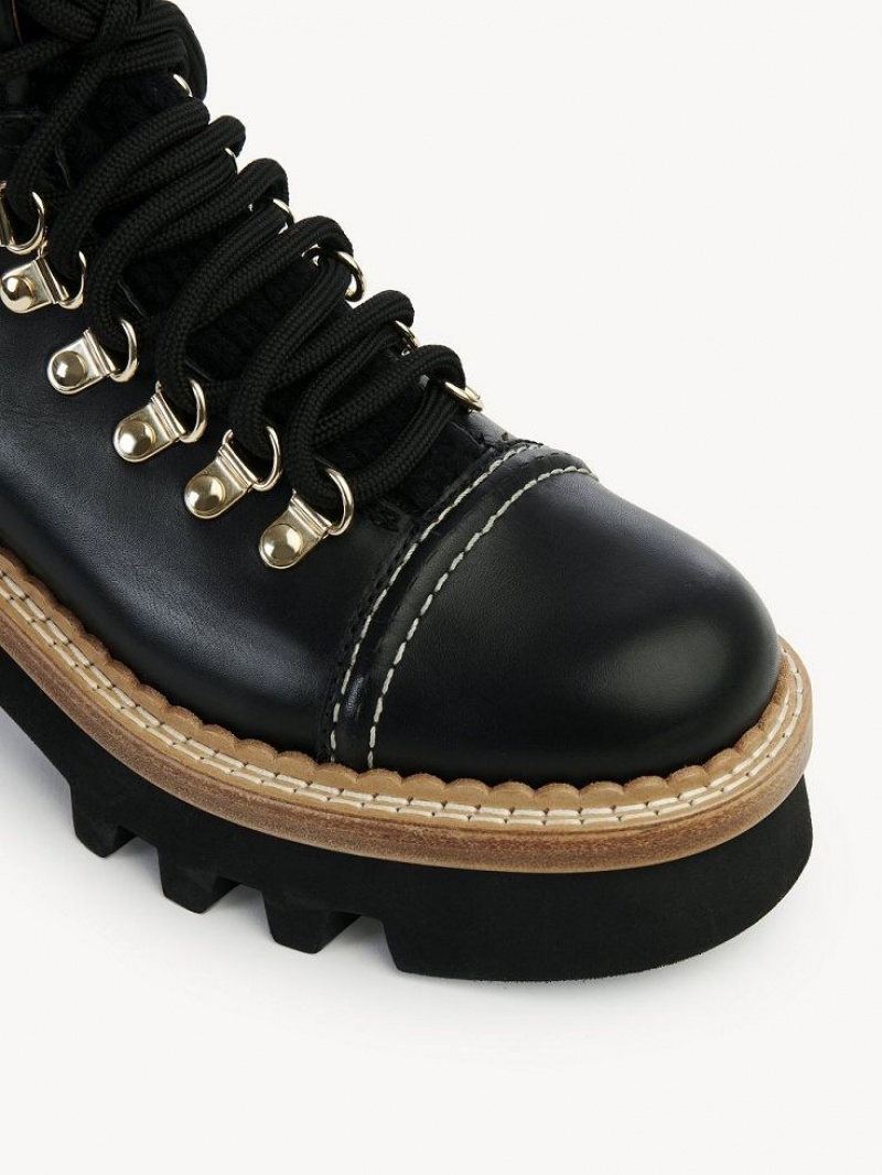 Botins Chloe Owena Pretas | CHE-SR14229