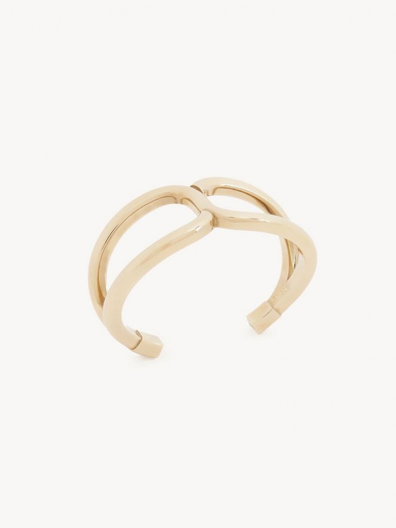 Braceletes Chloe Marcie Cuff Douradas | CHE-SR14464