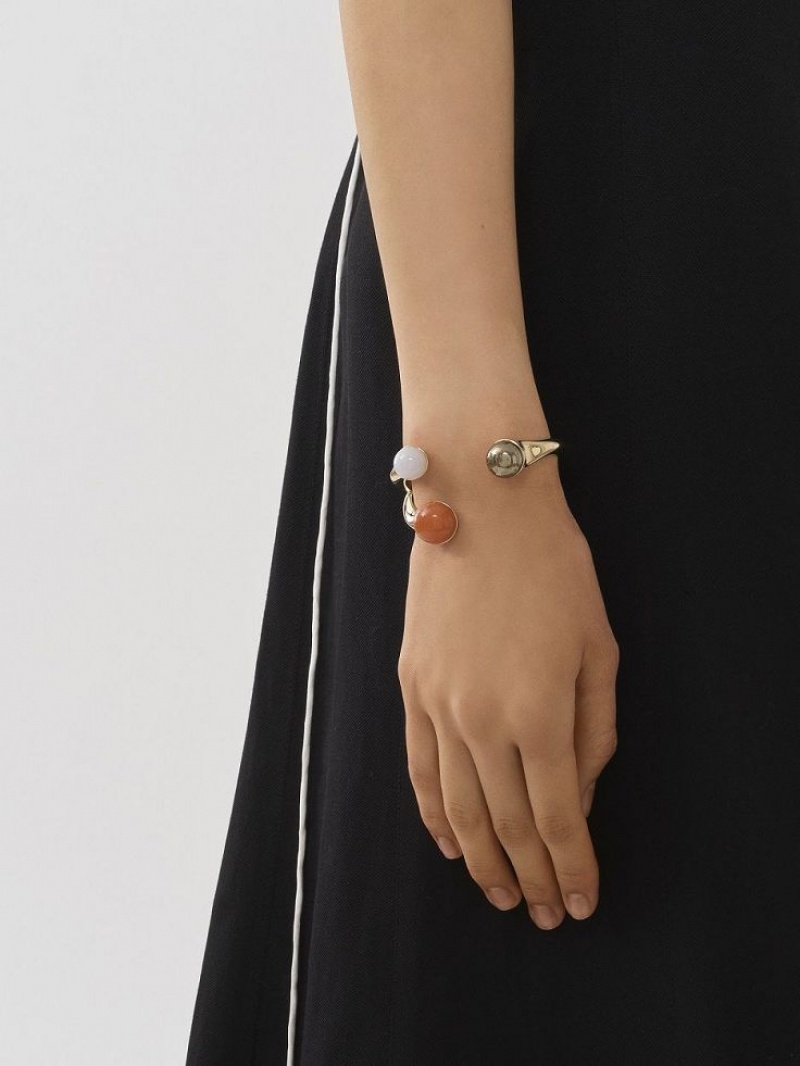 Braceletes Chloe Ora Cuff Douradas | CHE-SR14354