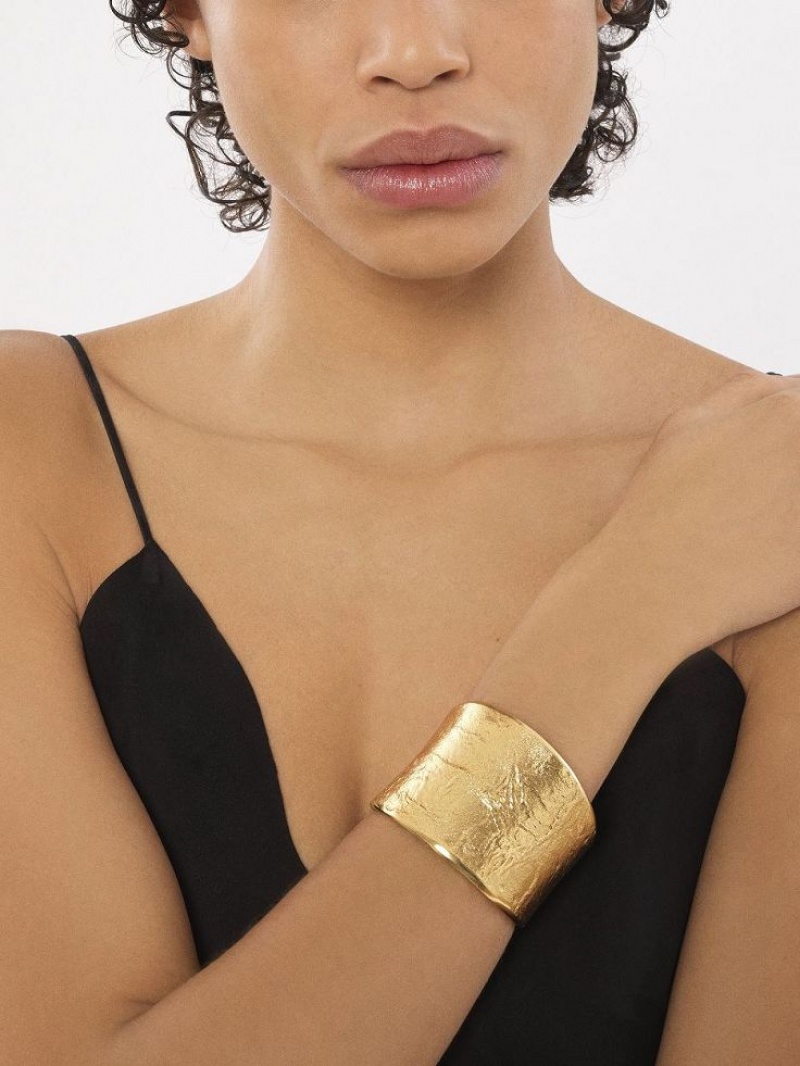 Braceletes Chloe Penelope Cuff Luz Douradas | CHE-SR14463