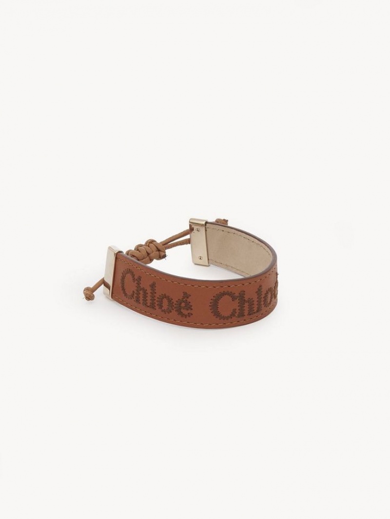 Braceletes Chloe Woody Marrom | CHE-SR14439