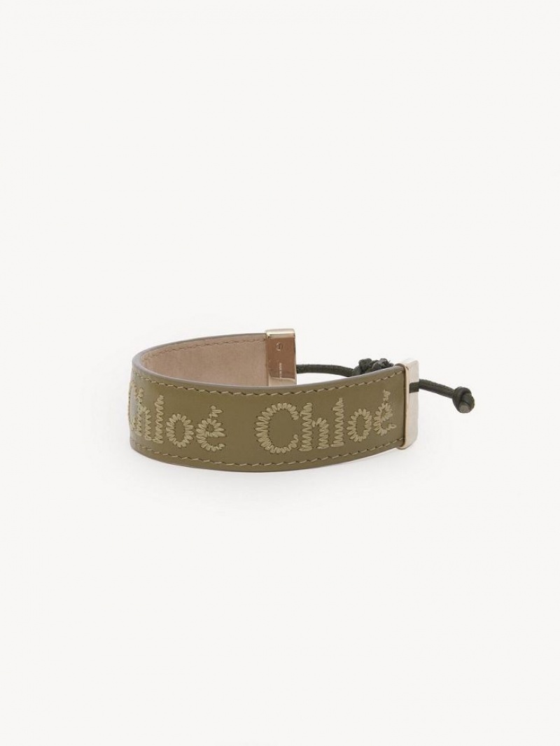 Braceletes Chloe Woody Verdes | CHE-SR14431