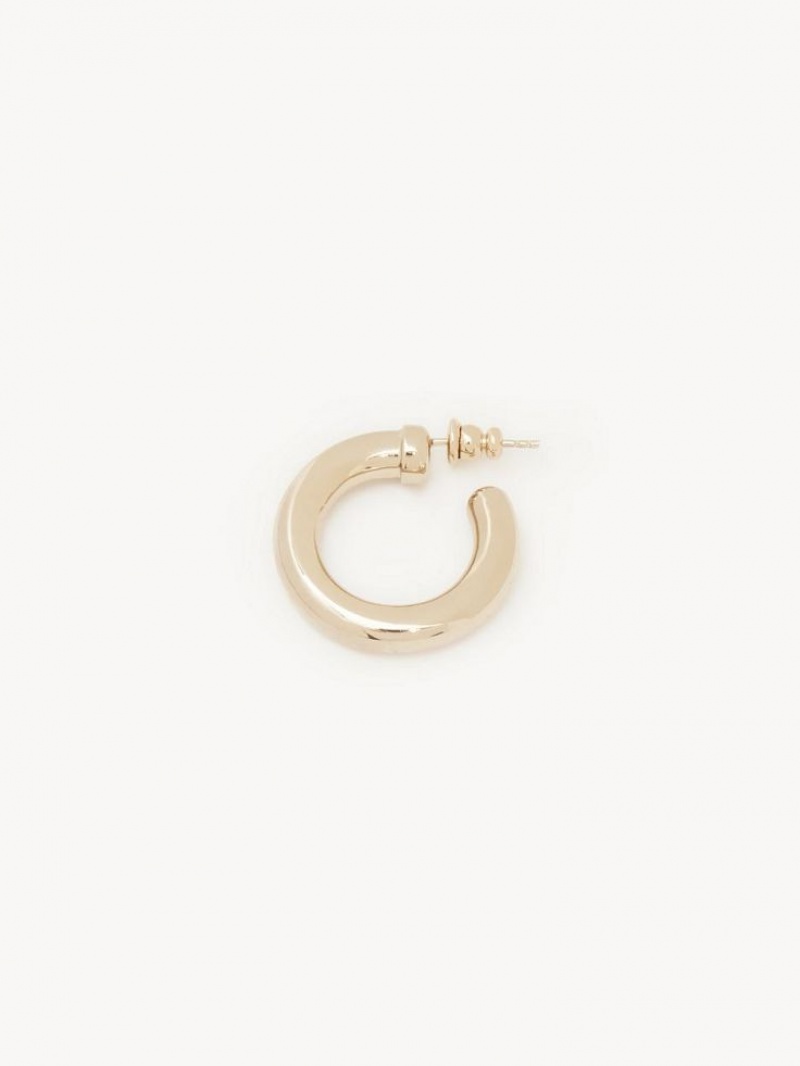 Brincos Chloe Maura Hoops Douradas | CHE-SR14359