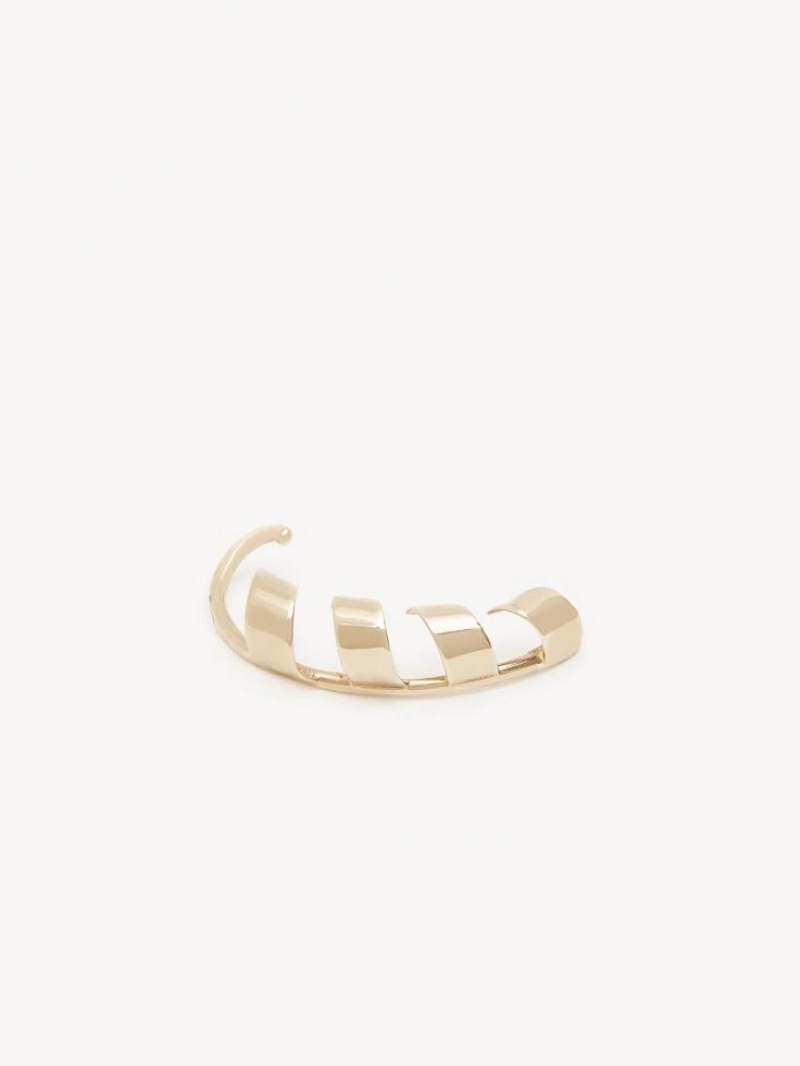 Brincos Chloe Mony Cuff Douradas | CHE-SR14437