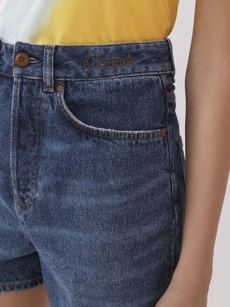 Calção Chloe Dukuno Denim Azuis | CHE-SR13979