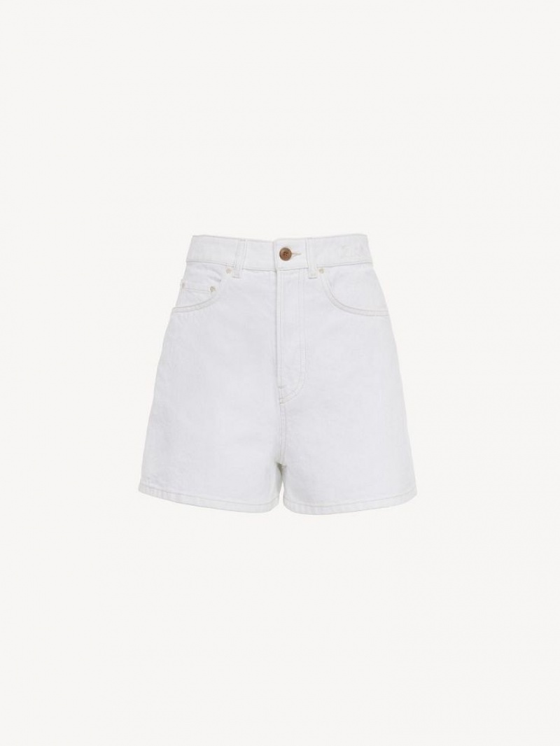 Calção Chloe Dukuno Denim Branco | CHE-SR13978